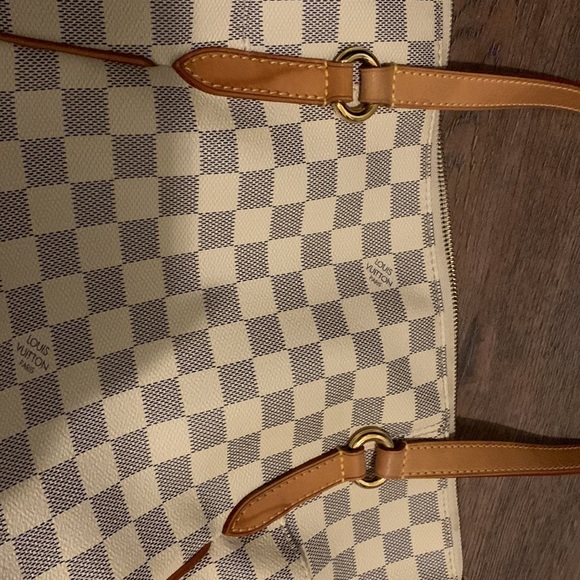 💯 Authentic Louis Vuitton Totally bag Size MM in Damier Azur - Picture 7 of 10
